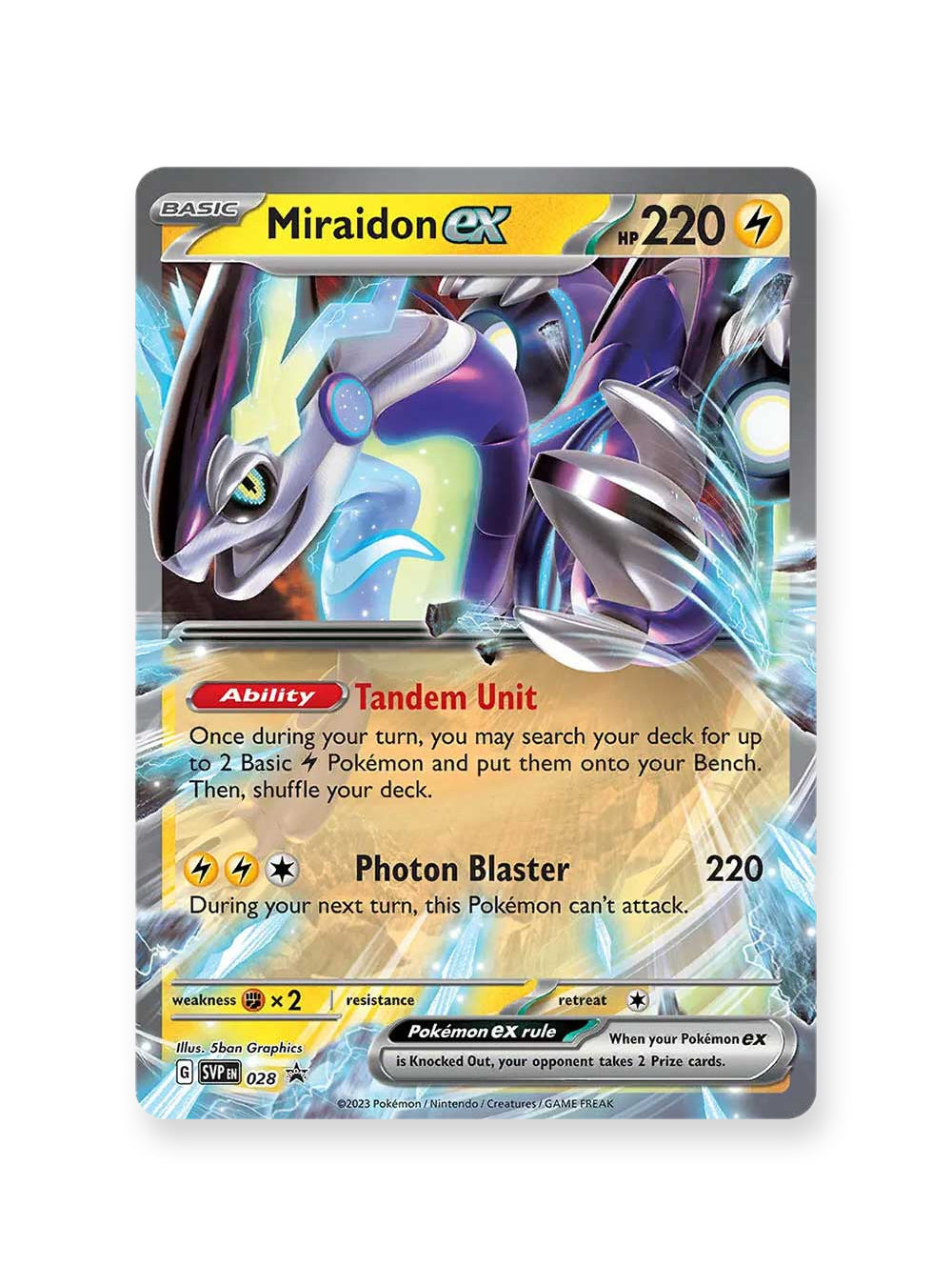 Pokémon TCG – Paldea Legends Tin (Miraidon ex)