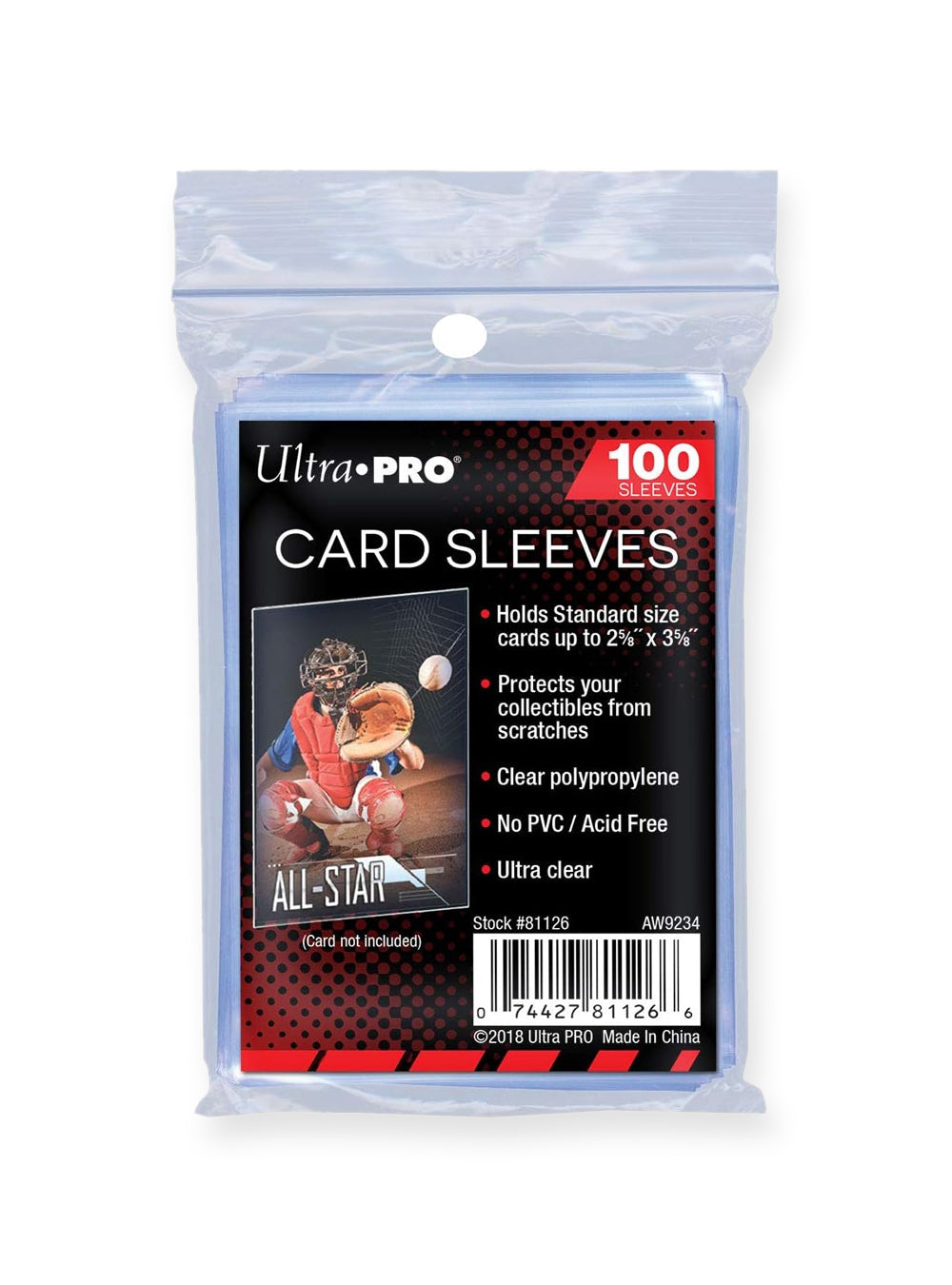 Ultra Pro – Soft Card Sleeves (100 stuks)