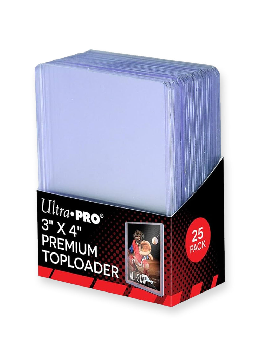 Ultra Pro – Regular Toploader (25 stuks, 3"x4")